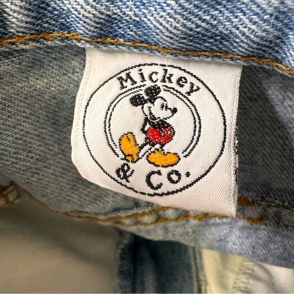 Vintage Disney Mickey & Co Embroidered Mickey Mouse High Rise Mom Jeans Size 27 - Picture 13 of 13